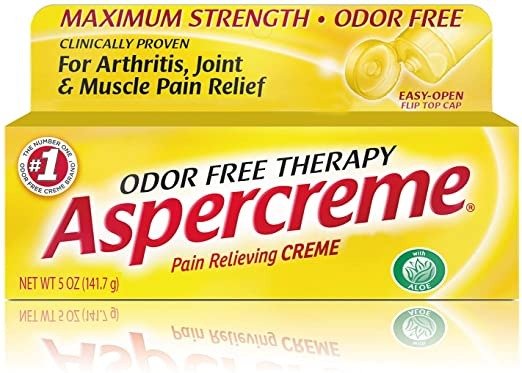Maximum Strength Pain Relief Creme with Aloe for Arthritis, Joint & Muscle Pain, 5 Ounces