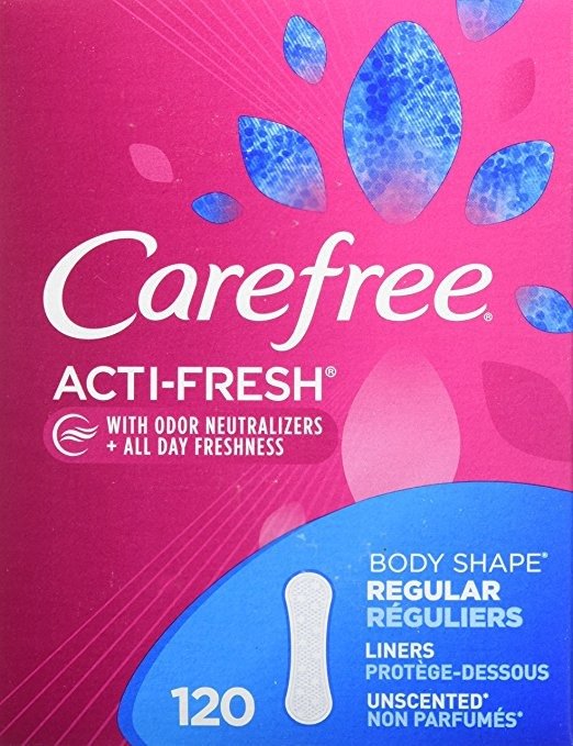 Acti-Fresh Panty Liners, Regular, Unscented - 120 Count
