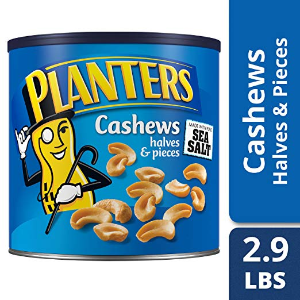 Ending Soon: Planters Halves & Pieces Salted Cashew (46oz Canister)