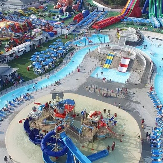 $50 for Combo Ticket with Arcade Card, Mini Golf, and Flow Rider at Cape Cod Inflatable Park ($92 Value)