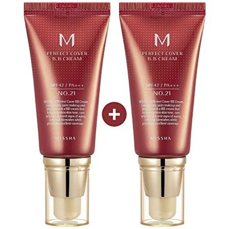 M Perfect Cover Bb Cream SPF 42 Pa Plus # 21, facial make up, brightening, UV protection, K-beauty TWO BOEXES