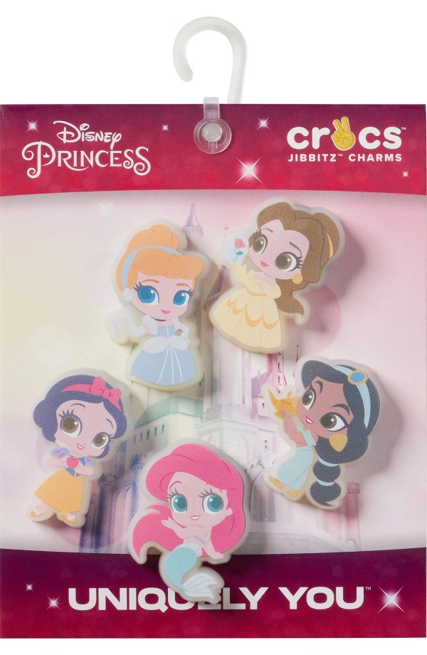 x Disney Princess Assorted 5-Pack Jibbitz Shoe Charms