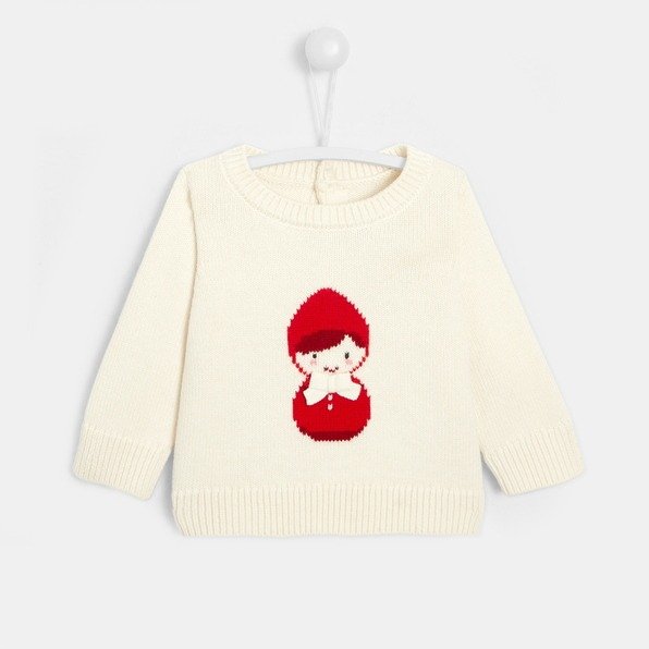 Baby girl Little Red Riding Hood sweater