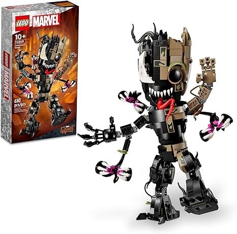 Marvel Venomized Groot 76249 Transformable Marvel Toy for Play and Display, Buildable Marvel Action Figure for Fans of the Guardians of the Galaxy Movie, Birthday Gift for 10 Year Old Kids
