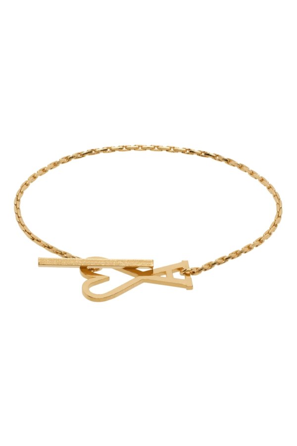 Gold Ami de Coeur Chain Bracelet