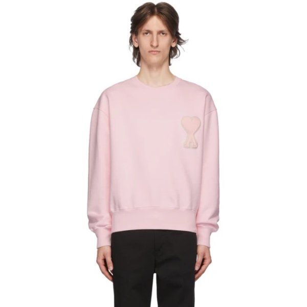 SSENSE Exclusive Pink Ami De Coeur Sweatshirt