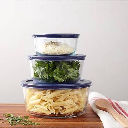 Simply Store 6-Pc Glass Food Storage Container Set