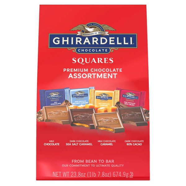 Chocolate Squares Premium Chocolate Assortment, 23.8 oz