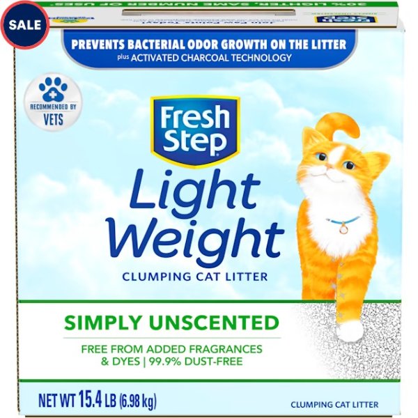 Simply Unscented Lightweight Clumping Cat Litter, 15.4 lbs. | Petco