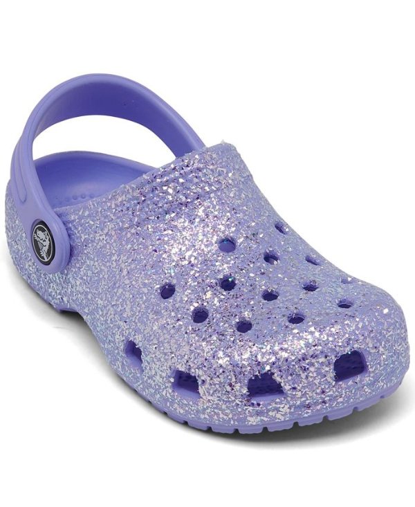 Toddler Girls Classic Glitter Clogs from Finish Line
