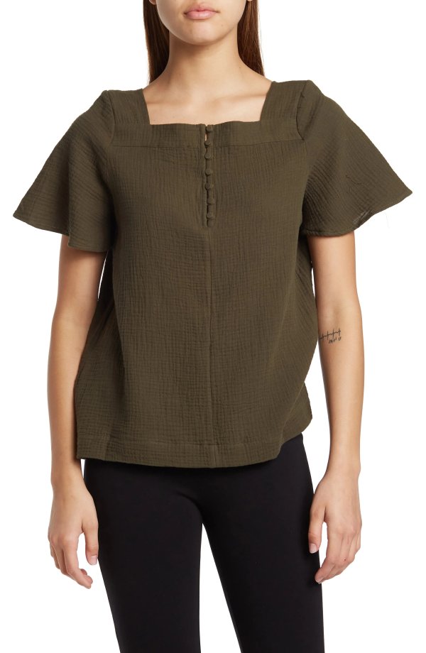 Harlow Square Neck Top