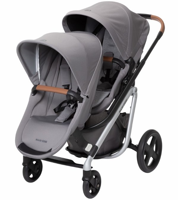 Lila Double Stroller - Nomad Grey