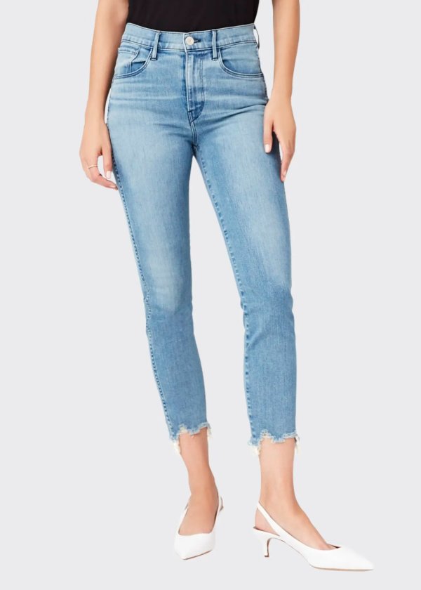 W3 High-Rise Authentic Straight-Leg Jeans