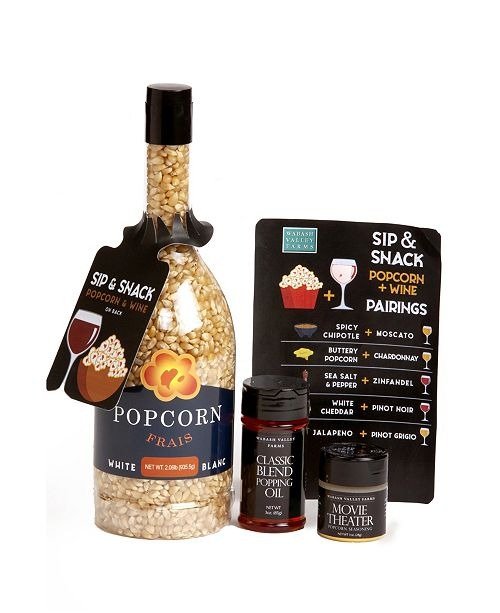 Sip and Snack Gourmet Popcorn Gift Set