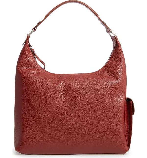 Le Foulonne Leather Hobo
