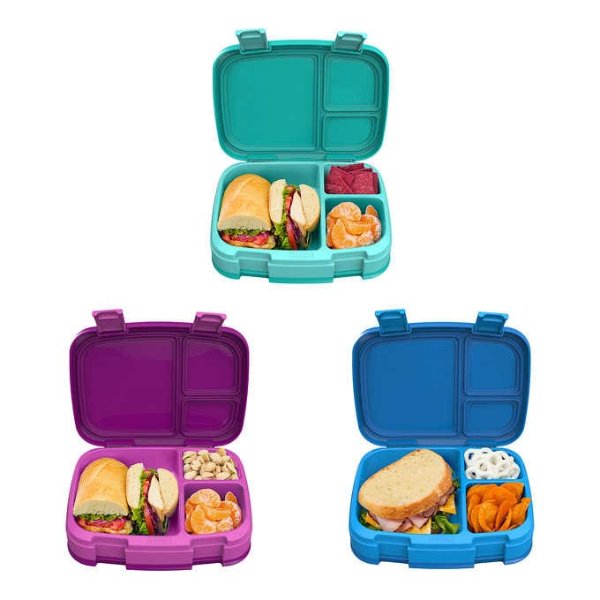 Fresh Lunch Box Containers, 3-pack
