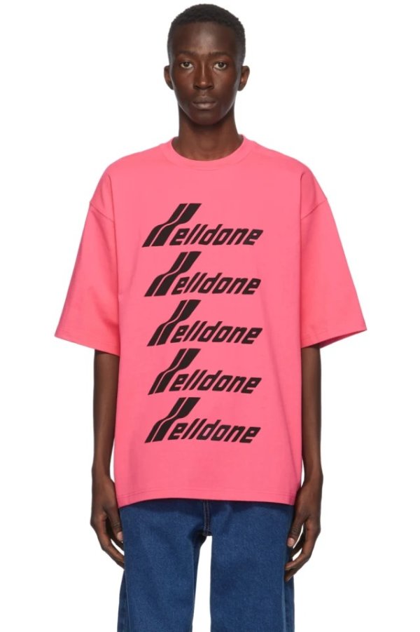 Pink Front Logo T-Shirt
