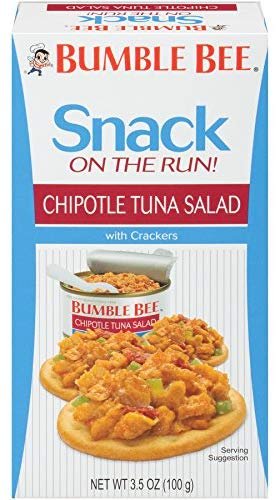 BUMBLE BEE Snack On The Run Chipotle Tuna Salad with Crackers Kit, Pack of 12