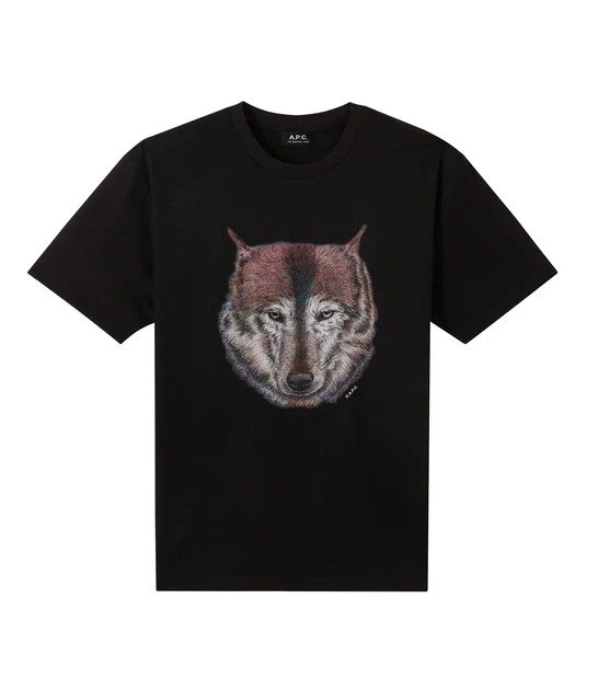 wolf h t-shirt