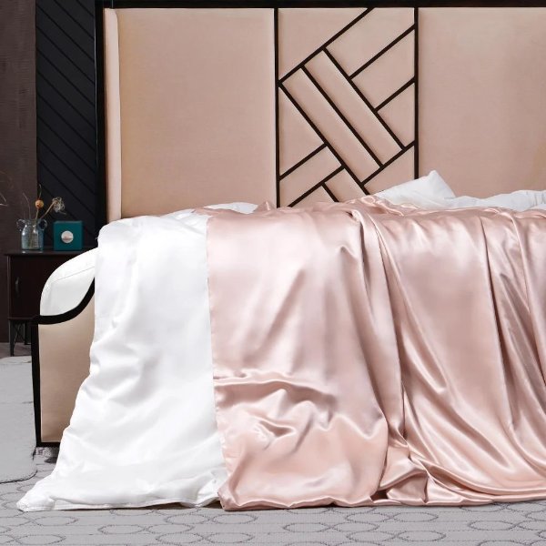 High End | Silk Comforter w Duvet Cover | Spring & Fall | 10 Colors