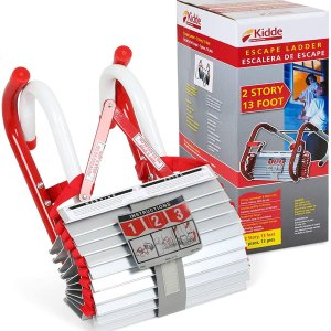 Kidde 2 Story Fire Escape Ladder with Anti-Slip Rungs