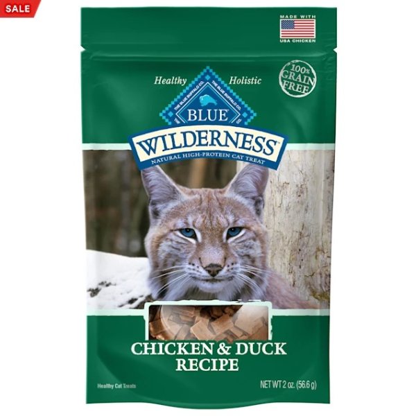 Blue Buffalo Blue Wilderness Chicken & Duck Cat Treats, 2 oz. | Petco