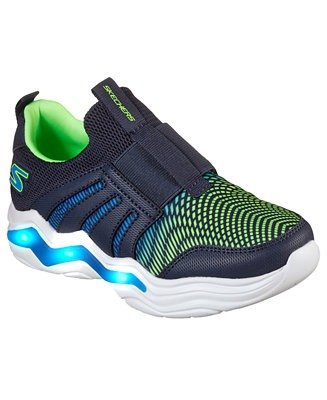 Little Boys Sports Lighted - Erupters IV Zandor Slip-On Running Sneakers from Finish Line