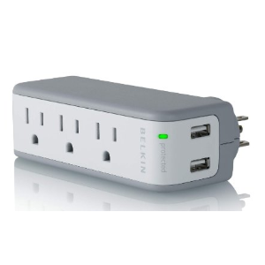 Belkin 3-Outlet Mini Travel Swivel Charger Surge Protector @ Amazon