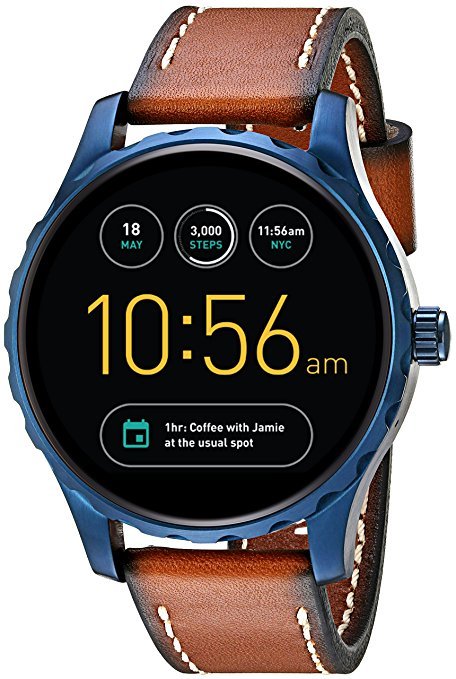 Fossil Q Marshal Display Leather Touchscreen Smartwatch