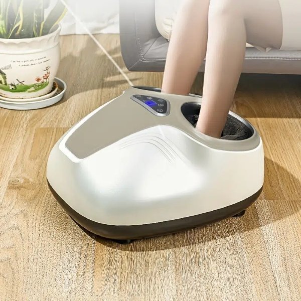 Foot Massager Machine With Deep-kneading, Compression, Shiatsu, And Heat For Plantar Fasciitis, Neuropathy - Appliances - Temu