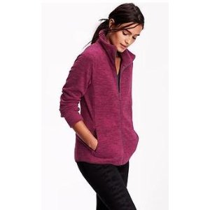 Select women's fleece tops, vests and jackets