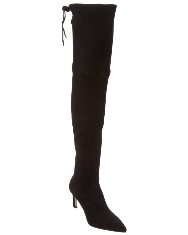 Natalia 75 Suede Over-The-Knee Boot