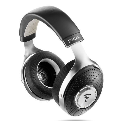 Elegia Audiophile Circum-Aural Closed-Back Over-Ear Headphones (Black/Silver)