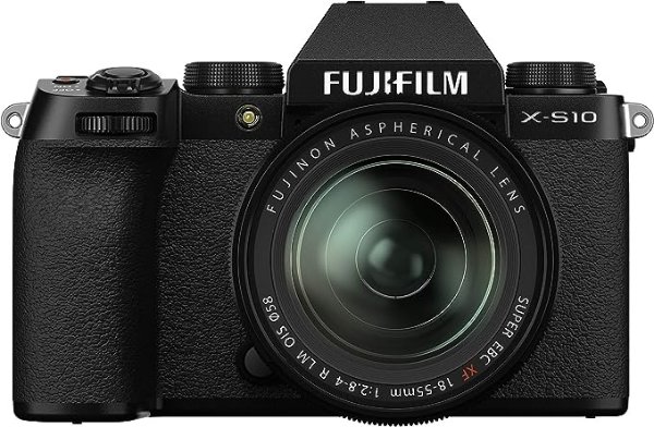 无反光镜数码相机 X-S10 镜头套件 (XF18-55) F X-S10LK-1855 黑色