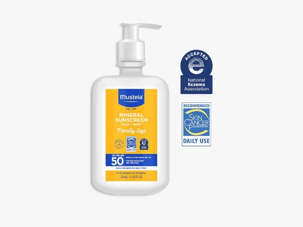 SPF 50 Mineral Sunscreen Lotion Family Size