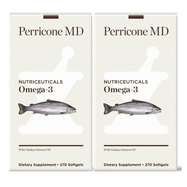 Perricone Omega Supplements + Free Gift of Small Omega Supplement