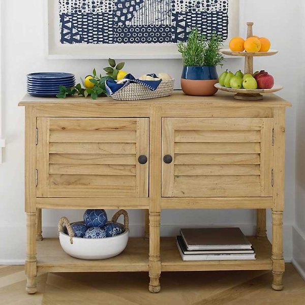 Dylan Natural Shutters Console Table