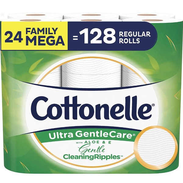 Cottonelle Ultra Gentlecare Toilet Paper 24 Rolls