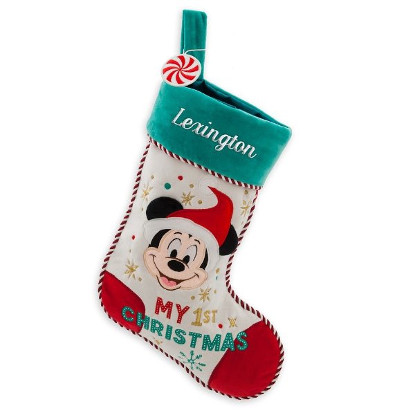 Mickey Mouse ''My 1st Christmas'' Stocking for Baby – Personalizable | shopDisney