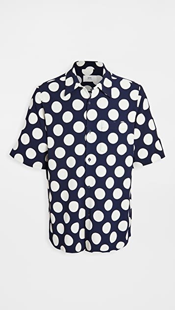 Polka Dot Printed Shirt