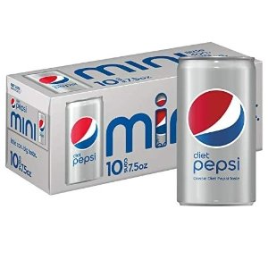 Diet Pepsi Soda 0卡可乐7.5oz 10罐