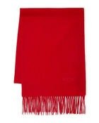 经典红色羊毛围巾