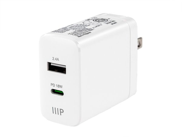 2-Port 30W USB-C Wall Charger