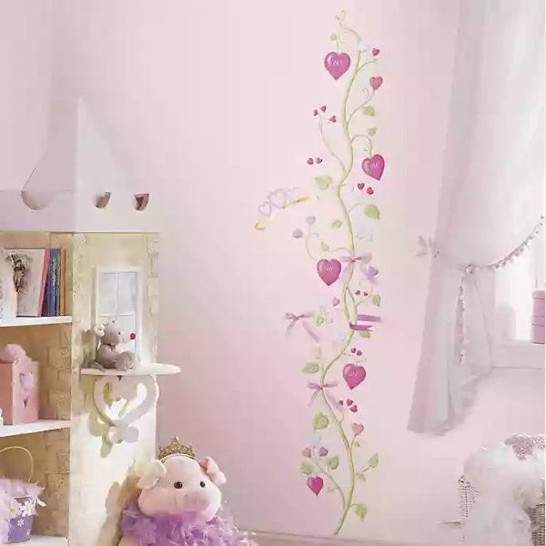 York Wall Coverings Fairy Princess Peel and Stick Growth Chart