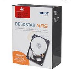 HGST(原日立硬盘) Deskstar 4TB 7200转64MB缓存3.5寸 NAS 台式机硬盘(H3IKNAS40003272SN)