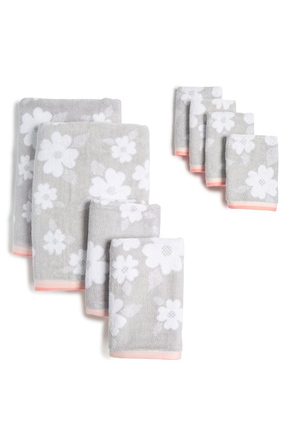 Floral 8-Piece Towel Set