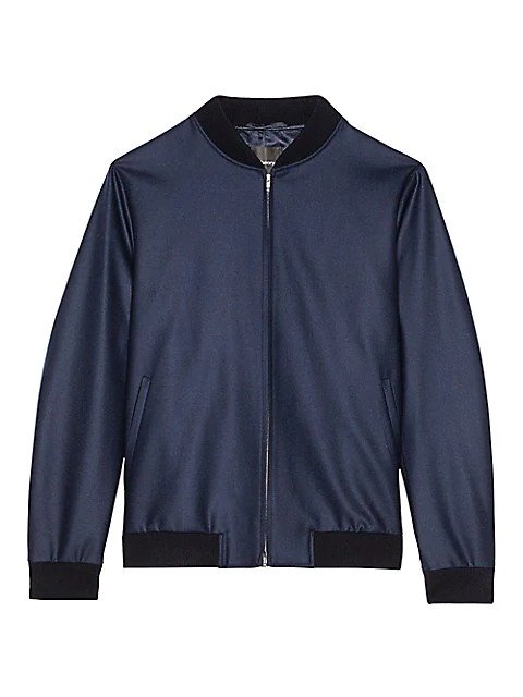Aiden Knowledge Wool Bomber Jacket