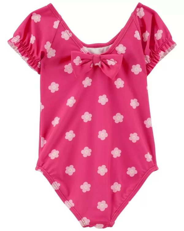 Toddler 1-Piece Floral Swimsuit