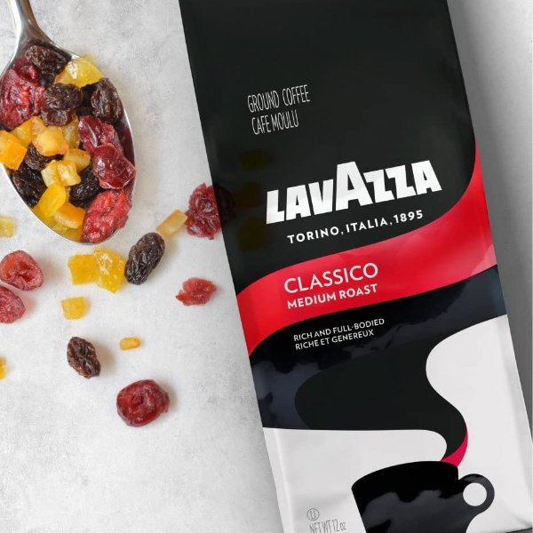 Lavazza 意式中焙浓缩咖啡粉 12oz