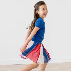 Hanna Andersson 红白蓝主题儿童夏季清凉服饰促销